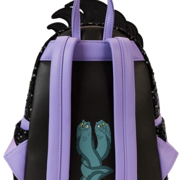 The Little Mermaid 35th Anniversary Exclusive Ursula Sequin Cosplay Mini Backpac - Picture 4 of 5